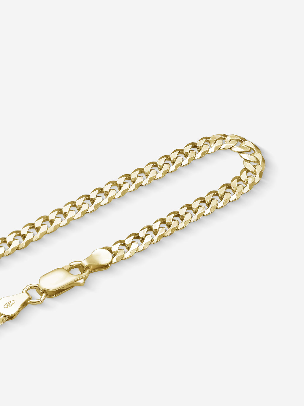 MATERIAL: PRATA BANHADA A OURO | Pulseira Grumet Medium em Prata 925 banhada a Ouro 18k