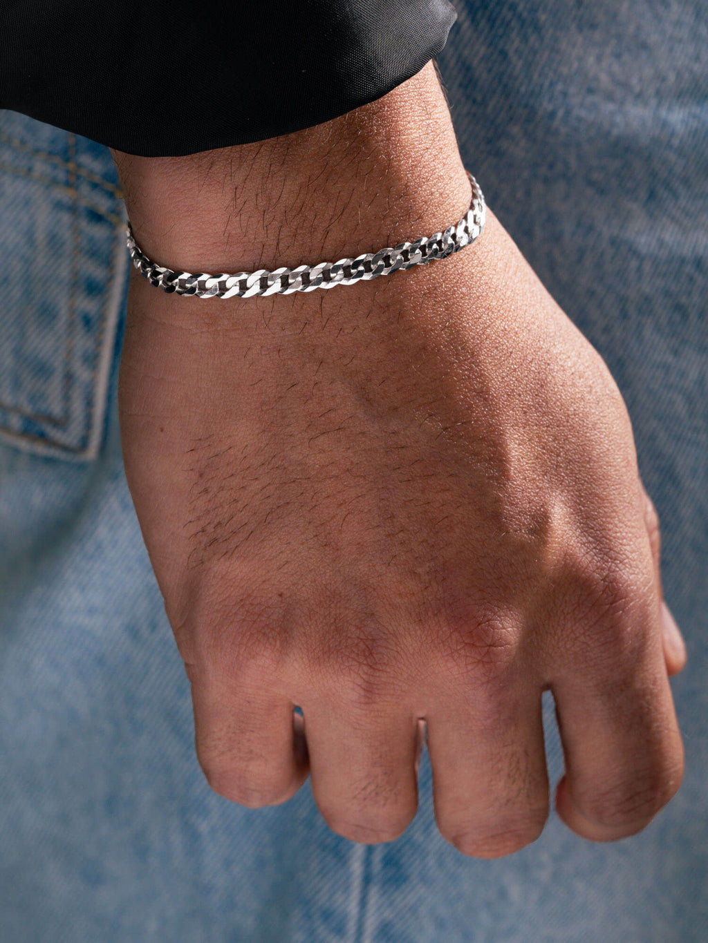 MATERIAL: PRATA | Pulseira Grumet Medium em Prata 925