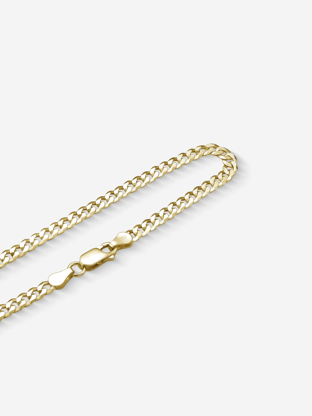 MATERIAL: PRATA BANHADA A OURO | Pulseira Grumet Slim em Prata 925 banhada a Ouro 18k