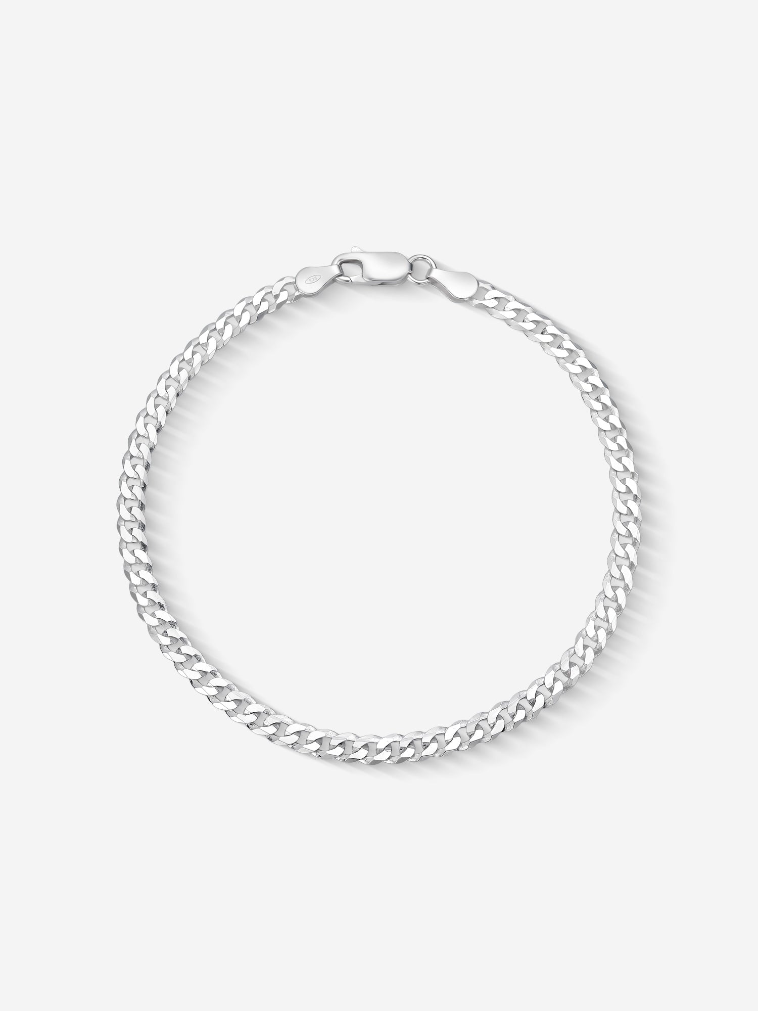 MATERIAL: PRATA | Pulseira Grumet Slim em Prata 925