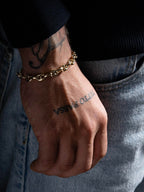 Pulseira Marine com elos marinheiros em Prata 925 banhada a Ouro 18K