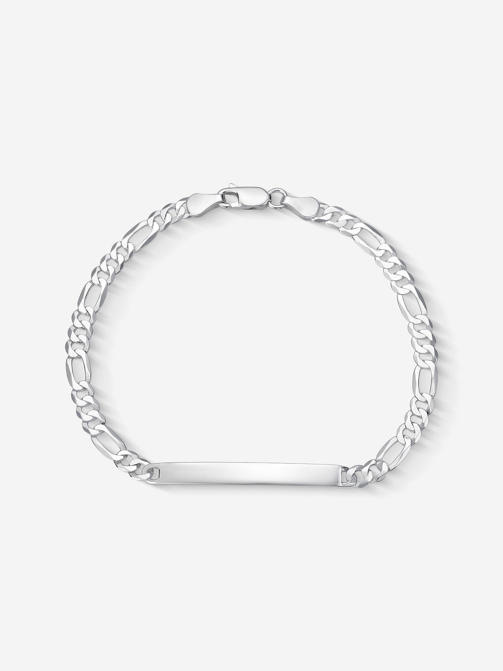 MATERIAL: PRATA | Pulseira Plate em Prata 925