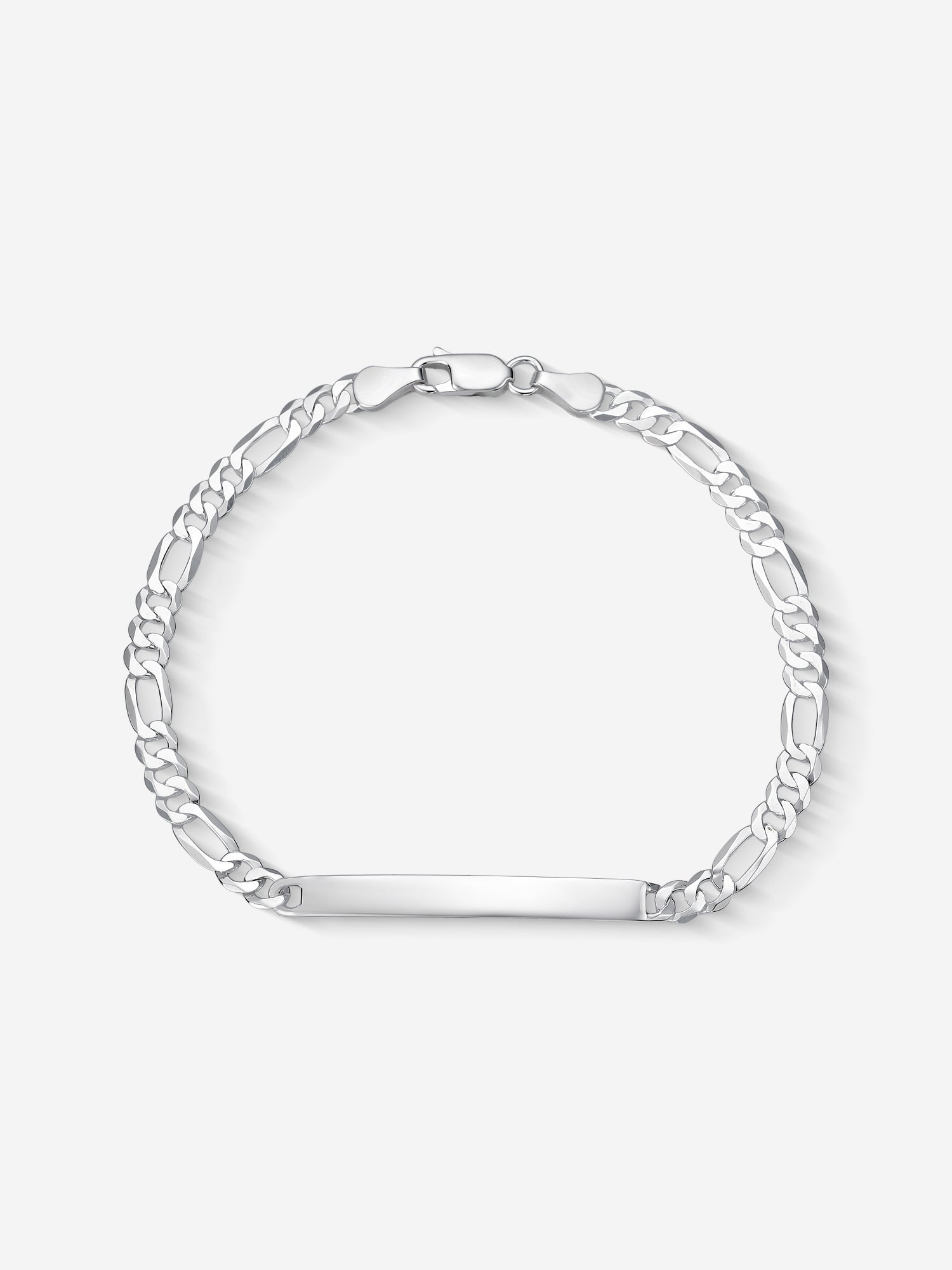 MATERIAL: PRATA | Pulseira Plate em Prata 925