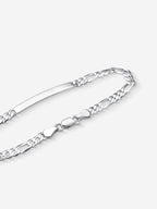 MATERIAL: PRATA | Pulseira Plate em Prata 925