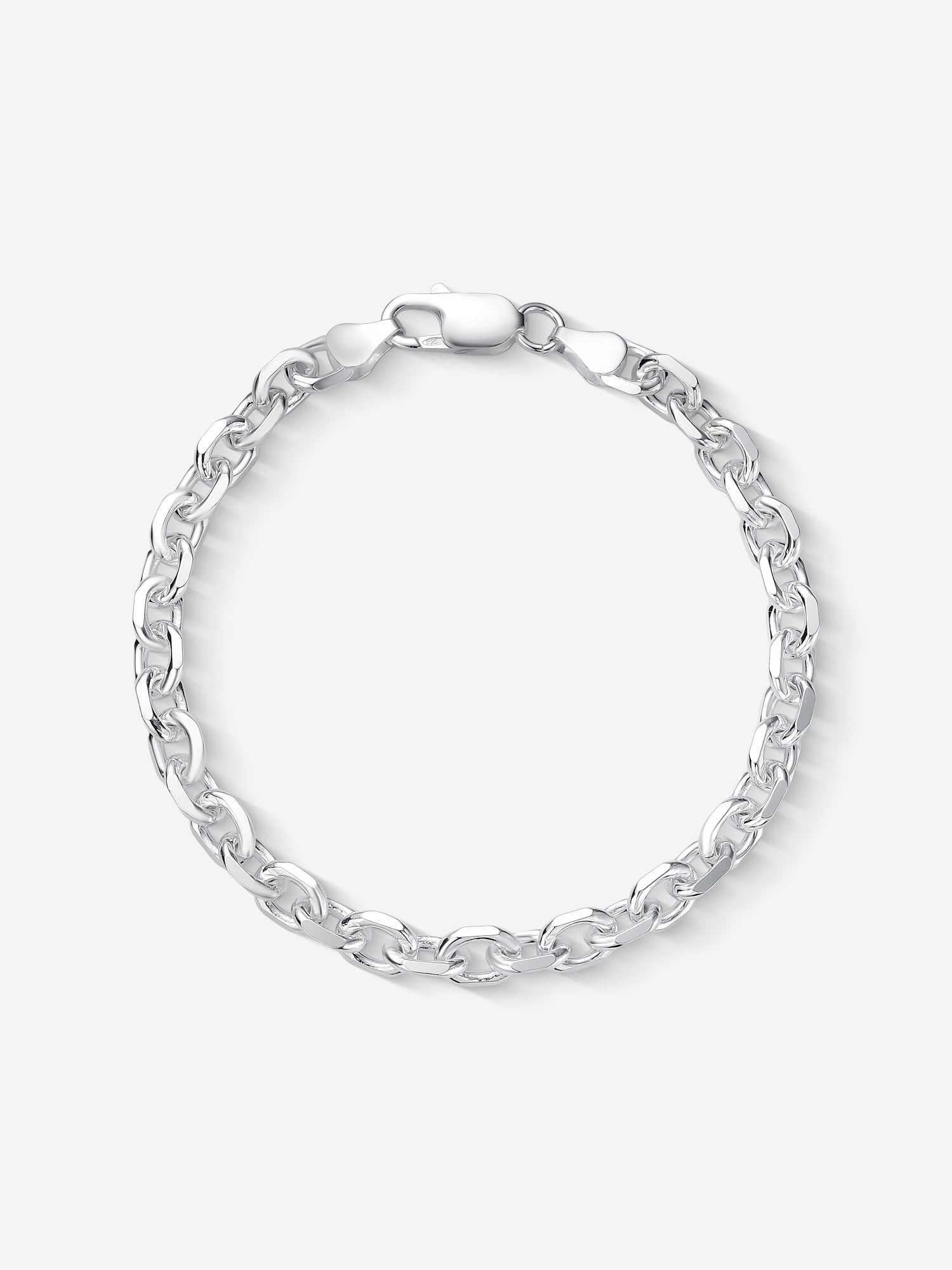 MATERIAL: PRATA | Pulseira Raw Large em Prata 925