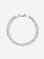 MATERIAL: PRATA | Pulseira Raw Large em Prata 925