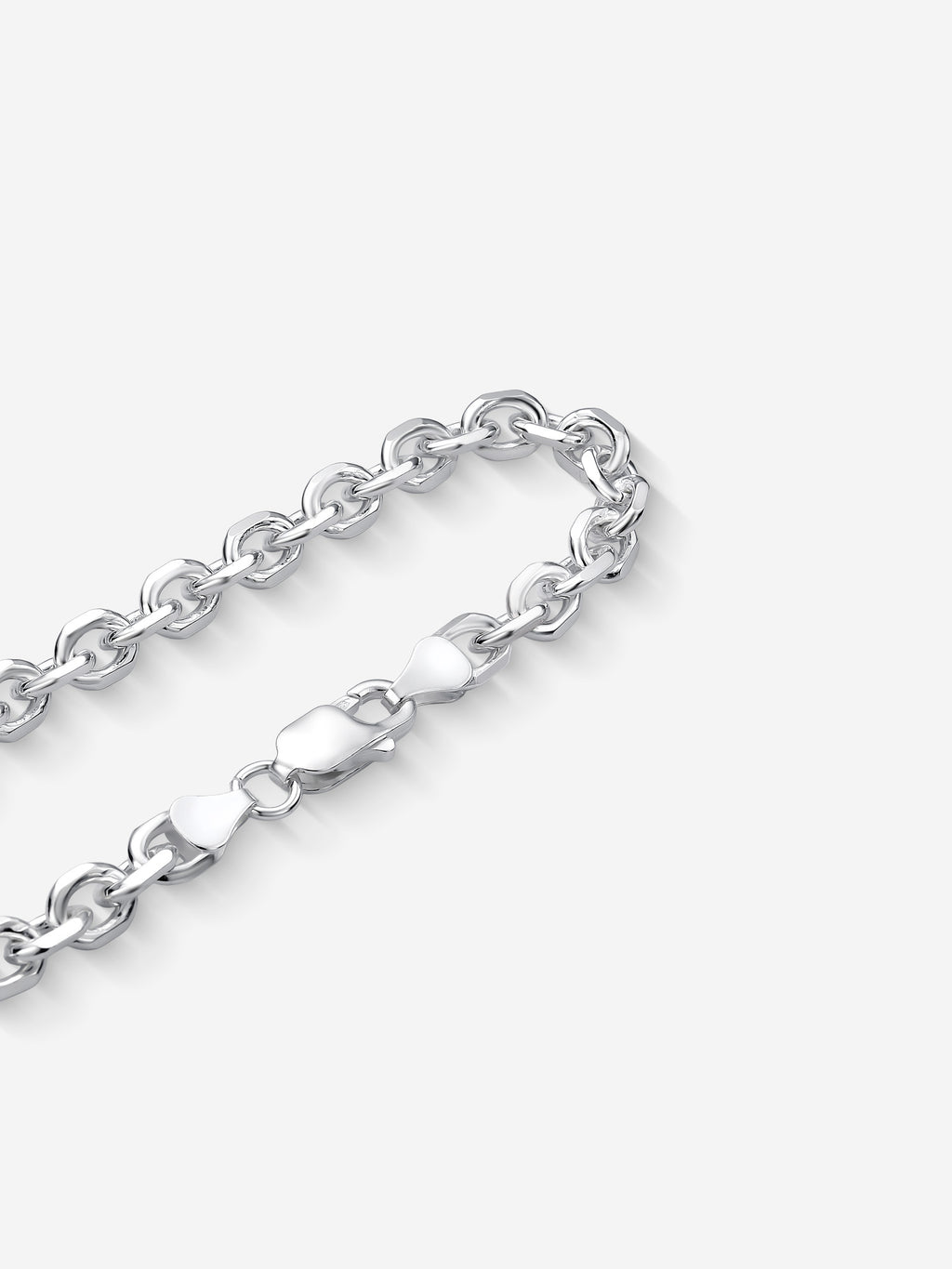 MATERIAL: PRATA | Pulseira Raw Large em Prata 925