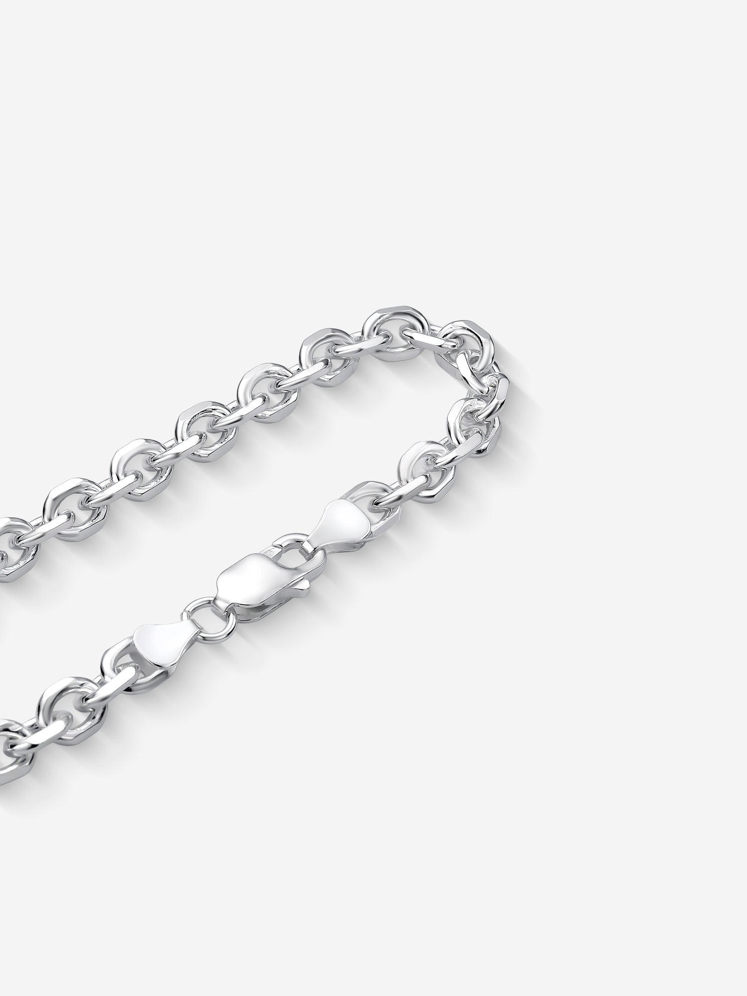 MATERIAL: PRATA | Pulseira Raw Large em Prata 925