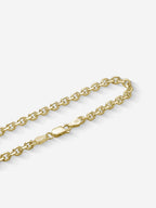 MATERIAL: PRATA BANHADA A OURO | Pulseira Raw Medium em Prata 925 banhada a Ouro 18k