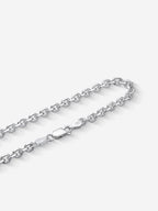 MATERIAL: PRATA | Pulseira Raw Medium em Prata 925
