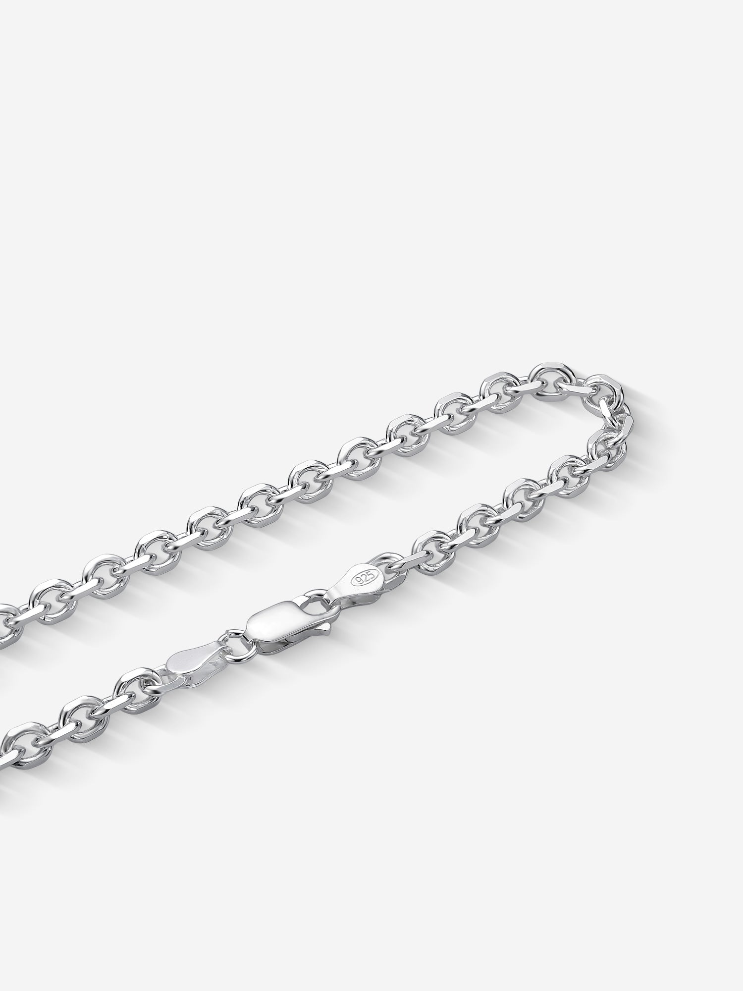 MATERIAL: PRATA | Pulseira Raw Medium em Prata 925