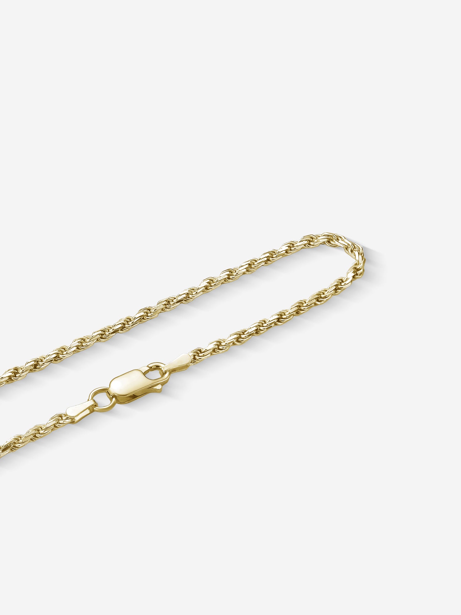 MATERIAL: PRATA BANHADA A OURO | Pulseira Rope Slim em Prata 925 banhada a Ouro 18k