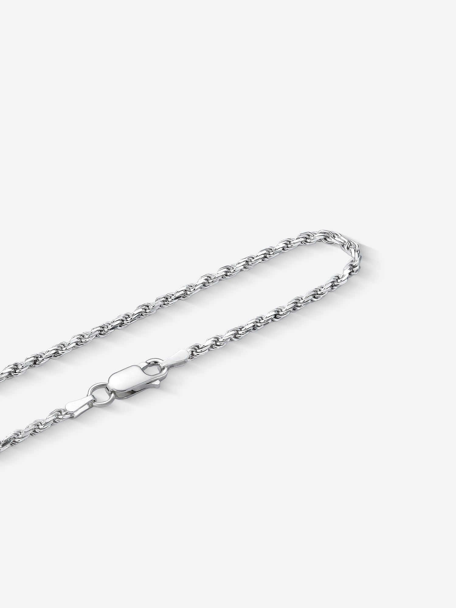 MATERIAL: PRATA | Pulseira Rope Slim em Prata 925