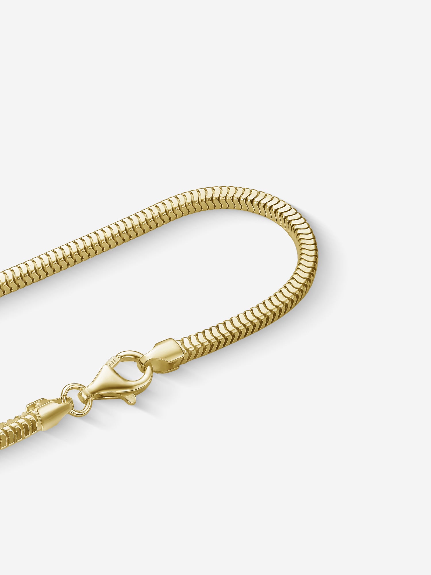 MATERIAL: PRATA BANHADA A OURO | Pulseira Tail em Prata 925 banhada a Ouro 18k