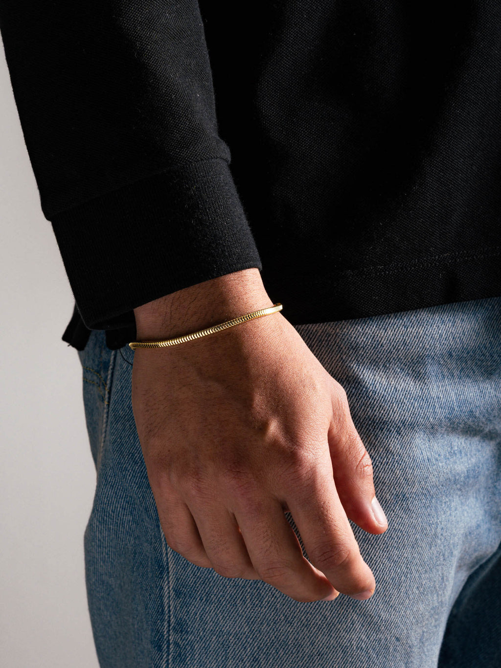 MATERIAL: PRATA BANHADA A OURO | Pulseira Tail em Prata 925 banhada a Ouro 18k