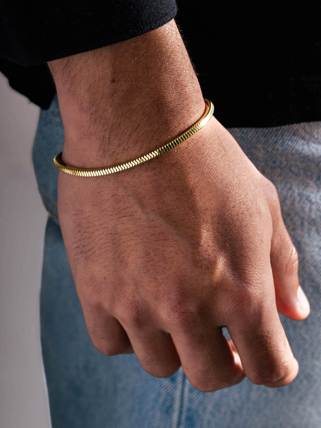 MATERIAL: PRATA BANHADA A OURO | Pulseira Tail em Prata 925 banhada a Ouro 18k