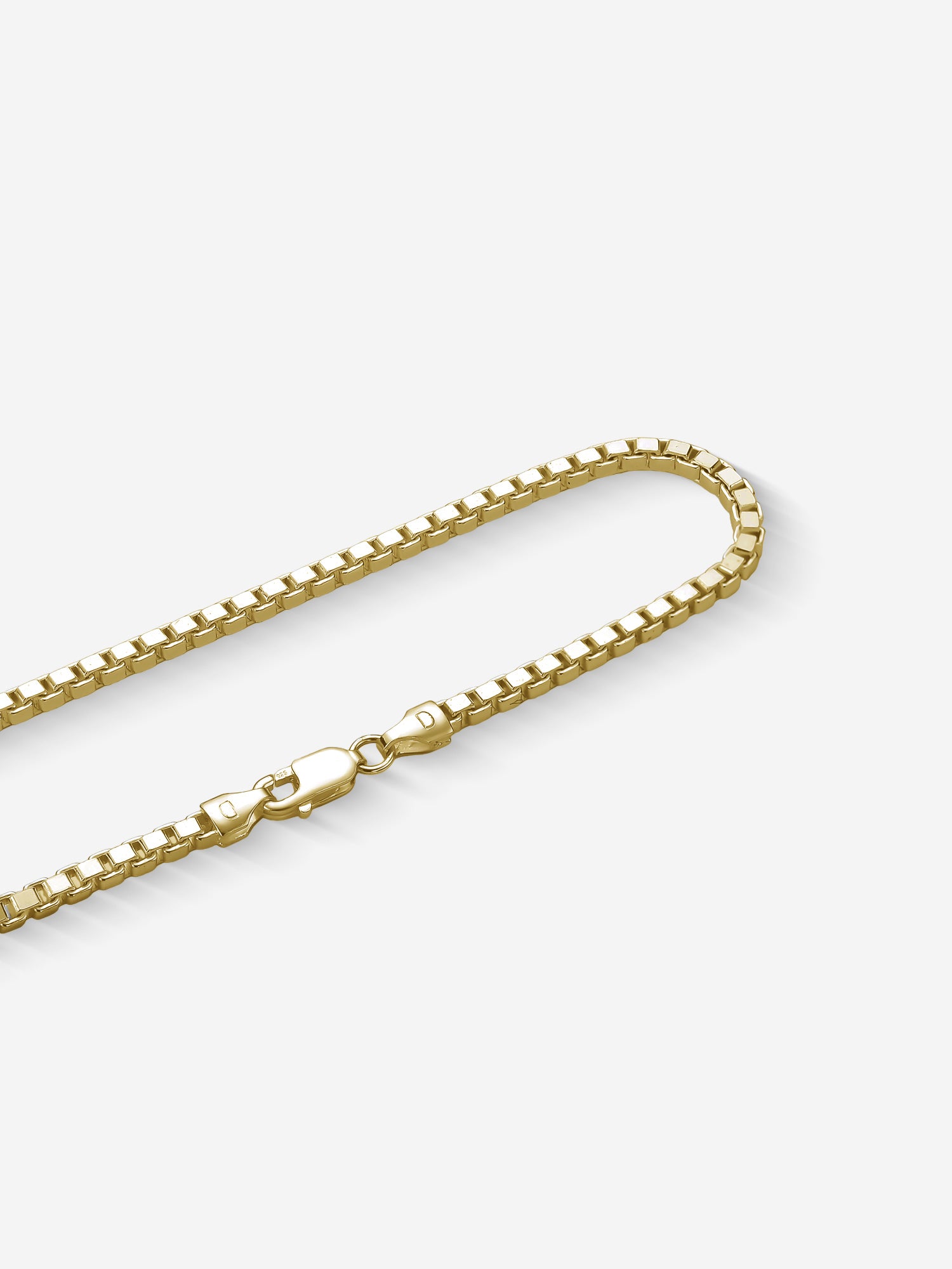 MATERIAL: PRATA BANHADA A OURO | Pulseira Veneziana em Prata 925 banhada a Ouro 18k