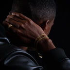 MATERIAL: PRATA BANHADA A OURO | Pulseira Figaro Medium em Prata 925 banhada a Ouro 18k