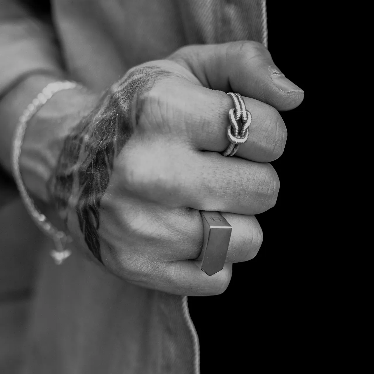 Anel de Prata Rope | Old Siller 3