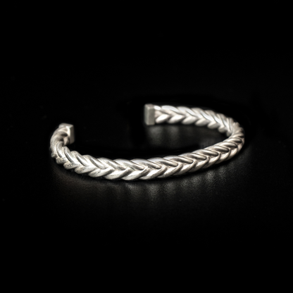 Bracelete de Prata Rome Large polido | Old Siller