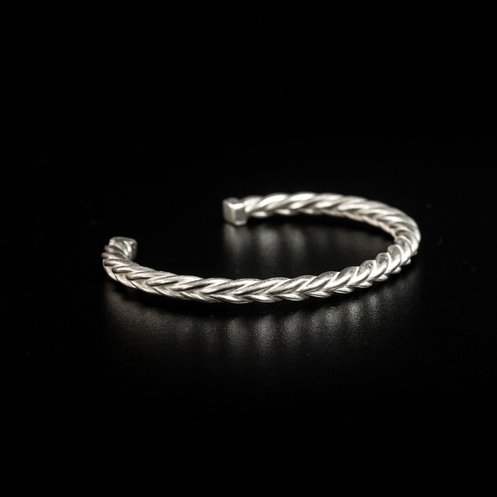 Bracelete de Prata Rome Medium polido | Old Siller