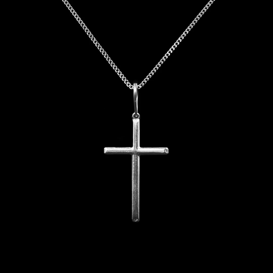 Colar de Prata Cross Medium