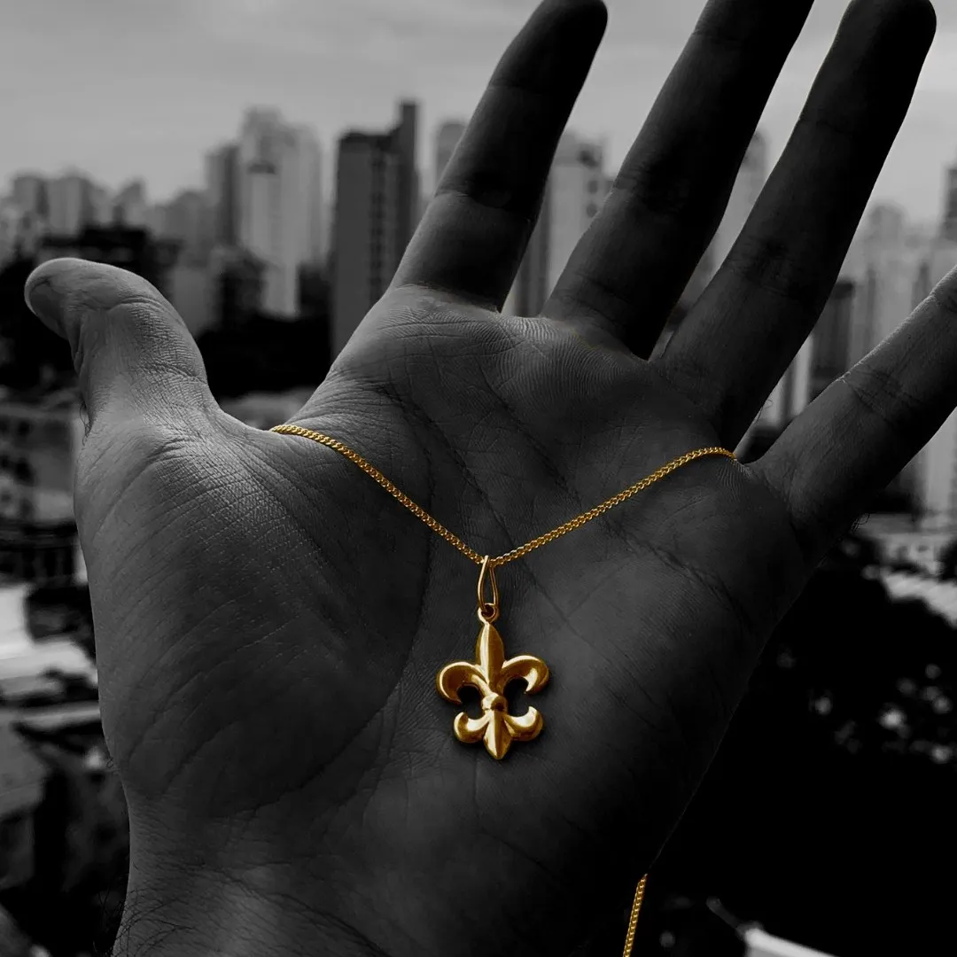 Colar de Prata Royal Banhado a Ouro | Old Siller